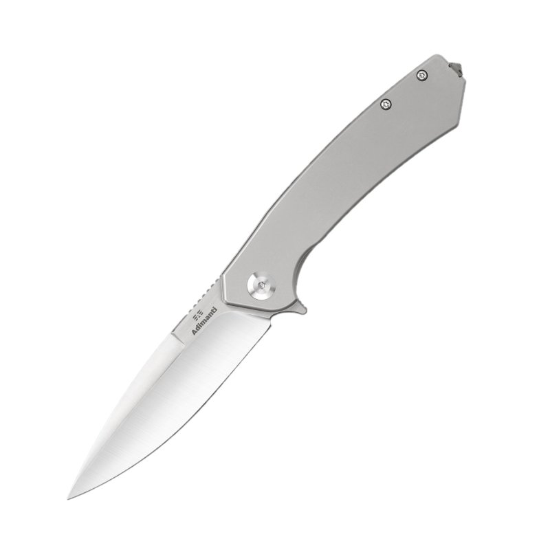 Knife Adimanti model Neformat by Ganzo (SKIMEN DESIGN) TITANIUM HANDLE S35VN